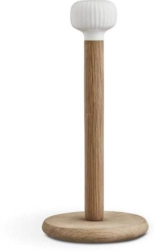 Kähler Küchenrollenhalter H31 cm Hammershøi handlich dänisches Design, Weiss