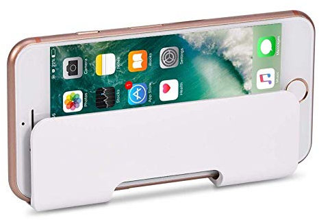 Soporte para teléfono de Pared Autoadhesivo, 12 x 8 cm Soporte de Base de Carga para Soporte móvil de Montaje en Pared Universal para Tableta de teléfono móvil
