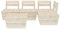 Tidyard 5-TLG. Garten Paletten Lounge Set Gartenmöbel Sofagarnitur Gartensofa Ecksofa Lounge Gartengarnitur Sitzgarnitur Sitzgruppe Palettenmöbel Europaletten Imprägniertes Fichtenholz