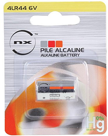 Battery, Alkaline, 4LR44/476A, 6V | Non Rechargeable Batteries, 1 X Qty - PCA9042