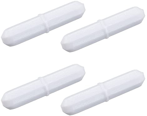 sourcing map 4 Stück Magnetrührer Mixer Rührstab 40mm 1,57 Ringform Weiß | PTFE Beschichtung, für Labor