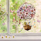 Fensterbild Ente Biene Heißluftballon Schmetterlinge rosa wiederverwendbar Fensterdeko Fensterbilder Frühling Deko Dekoration bf172 ilka parey wandtattoo-welt®