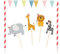 Boland 50216 - Kuchen Dekoration Safari, Tiere, Torte, Geschenk, Geburtstag, Kindertag, Elefant, Zebra, Giraffe, Löwe
