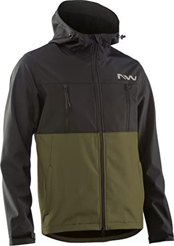 Northwave Easy Out Softshell Gravel Fahrrad Winterjacke schwarz 2024: Größe: 4XL (58)
