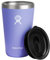 HYDRO FLASK - Thermobecher für Unterwegs 473 ml (16 oz) - Verschließbarem, Auslaufsicherem Eindrückdeckel - Doppelwandiger, Vakuumisolierter Reisebecher aus Edelstahl - Heiß & Kalt - BPA-frei - Lupine