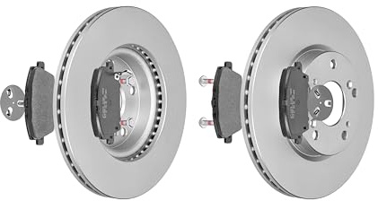F.BECKER_LINE BREMSSCHEIBEN Ø282MM + BREMSBELÄGE VORNE FÜR HONDA CIVIC VIII BKL