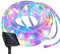 SINGCHUNGTE Solar Lichtschlauch Außen, 12M 100LED Wasserfest Lichtschlauch,Farbe 8 modi lichterschlauch für Garten,Trampolin,Schwimmbad
