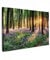 MuchoWow© Leinwand Klein 30x20 cm Mini Deko Schlafzimmer Aesthetic Leinwandbilder Wohnzimmer Gemälde Foto Geschenk Living Room Decoration Wandbild Wald - Natur - Blumen - Sonne - Baum - Lila