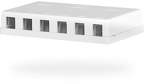 EFB-Elektronik Keystone Anschlussbox, 6Port, Aufputz,