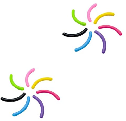 Beaupretty 200 Wimpernzange Ersatzgummis Wimpernzange Ersatzpads farbenfrohes Zubehör für Wimpernzangen Wimpernzange nachfüllen ersetzen Nachfüllung Gummiauflage