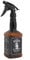 Botella de agua con atomizador estilo whisky, 650 ml, botellas de plástico vacías finas para cabello, flores, alimentación y limpieza de jardín, botellas de plástico vacías grandes para barberos