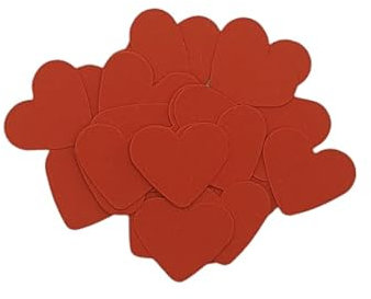 dakamilech Deko Rote Papierherzen für die Dekoration 100 Stück