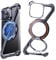 NIFBANG Z Case for iPhone 14 Pro Phone Case,Frameless Metal with Stand,360°Rotating Magnetic Kickstand Ring Protective Cover,Slim Shockproof Minimalist Thin Cases for iPhone 14 Pro(Black)