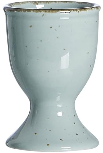 Ritzenhoff & Breker Eierbecher Casa, 5X 7 cm, Mix & Match-Geschirr mit Vintage-Look, Spülmaschinenfest & Mikrowellengeeignet, Porzellan, Blau