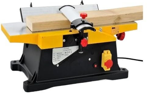 ZHJOPP Raboteuse à Bois pour Portes, raboteuse à Bois multifonctionnelle, raboteuse à Bois de Type Table, raboteuse de Banc électrique Domestique la Coupe