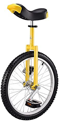 Genérico Einräder für Erwachsene, 50,8 cm (20 Zoll), Uni-Rad, Balance, Training, Fun-Fitness-Roller, verstellbarer Sitz, Belastung 150 kg
