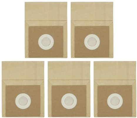 5 Pack Hoover Bags, Vacuum Cleaner Dust Bags Compatible with Bush VCB35B15C1J7W-70, Compatible with VYTRONIX RBC02, BC-402, 501 Vacuum Hoover Bags for Hoovers, Dust, Pet Hair Allergen Filtration