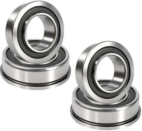 4PCS F6003 Schubkarre Lager 20x35x11mm Hochwertige F6003-20-2rs Flanschkugellager Radflansch, Sackkarren, Gartenwagen, Maschinen, Transportgeräte und Industrieanlagen