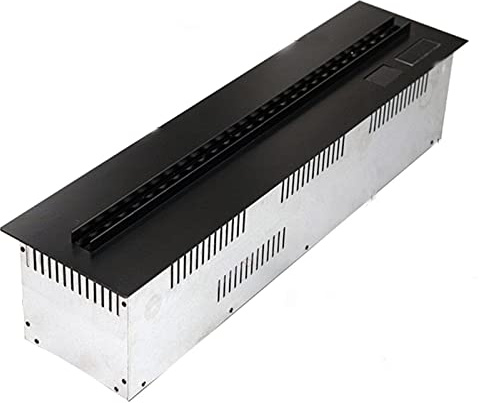 BASXDRFXZ Elektrischer Kamin Elektrischer Einbaukamin mit Fernbedienung, schlanker, geräuscharmer Elektrokamin Timer, Einstellbarer Flammenfarbe und Helligkeit(1300mm)