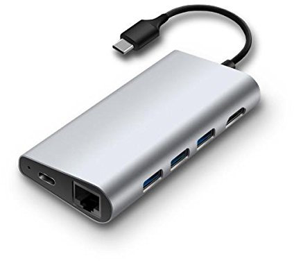 Nilox NLX-TC-8HUBMLAC - Mini Docking Station 8 in 1 USB Type-C, ()