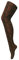 Sock Snob - Ladies Thick Coloured 80 Denier Opaque Patterned Winter Fashion Tights (18-24 UK 48/54 (XL), Skye Brown)