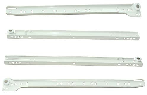 AERZETIX: Coppia guide di scorrimento a rulli per cassetti 25kg (40cm)