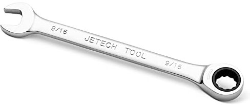 9, 16 Inch Ratcheting Combination Wrench Industrial Grade Gear Spanner With 12Point Design, 72-Tooth Ratchet, Made With Forged And Heat-Treated Cr-V SteelChrome Plating, Sae