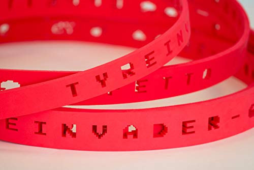 Effetto Mariposa Tyreinvader 40 Anti Puncture Tubeless MTB Tires Insert 26/27.5/29, Red (Pair)