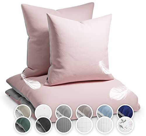 sleepwise Soft Wonder Bettwäsche-Set für Doppelbett, aus Mikrofaser, Öko-TEX®, Bettbezug und Kissenbezug, maschinenwaschbar, atmungsaktiv, antistatisch, hypoallergen, 200 x 200 cm