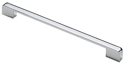 5 PCS Cabinet Handles Furniture Drawer Wardrobe Door Kitchen Cupboard Pull Zinc Alloy Polished Chrome T Bar Handles Pulls Hole Center 224mm