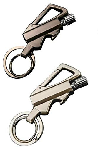 ZCVF Ewiges streichholz,streichholz feuerzeug,Coole feuerzeuge,Multifunktionaler Werkzeugschlüsselbund, tragbares und wiederverwendbares 3-in-1-Multifunktionsmatch, verwendet in Küche, Grill