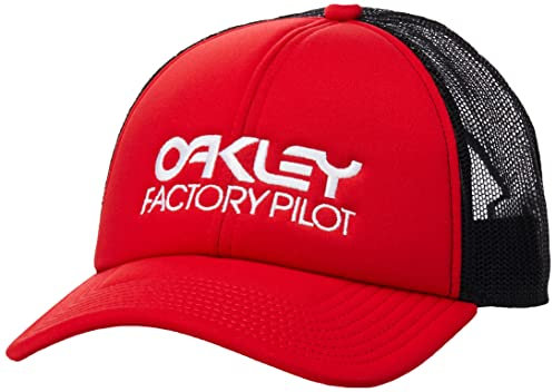 Oakley Factory Pilot Trucker Cap Herren rot 2021 Kopfbedeckungen