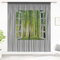 Taiyuhomes String Door Curtains Fly Screen Curtain For Window Decorations Living Room Doorways Crystal Plain Tassel (Grey2, 90 x 200 cm)
