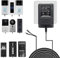 Türklingel Transformator, 18 V 500 mA Video-Türklingel-Netzteil Adapter kompatibel mit Nest Hello Doorbell Ring Video Doorbell mit 10M Verlängerungskabel Türklingel Netzteil
