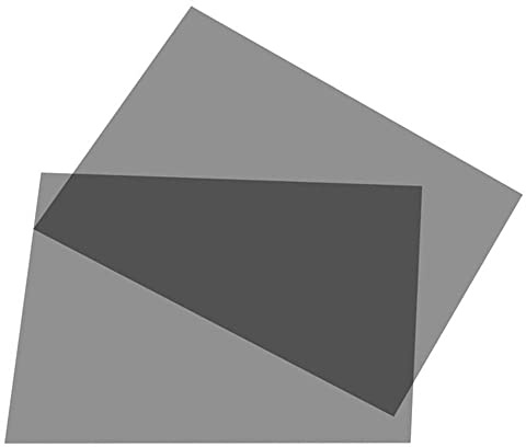 Selbstklebende polarisierte Folienblätter, Polarisationsfilter, linearer Polarisationsfilter, 30 x 19,8 cm, für Bildschirmreparatur und Bildungsphysik, 2 Stück