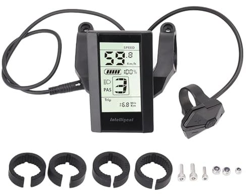VBESTLIFE E Bike LCD Display, 24V 36V 48V 52V 800S LCD Display Kompatibel für Controller Zur Modifikation von Elektrofahrrädern