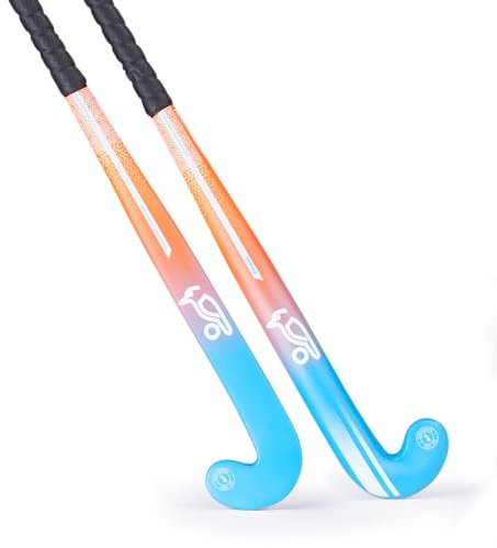 Kookaburra Unisex Jugend Strike Junior Hockeyschläger, orange/blau, 32 Light