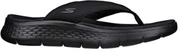 Skechers Herren Go Walk Flex Sandal-Vallejo, Schwarz/Schwarz, 47 EU