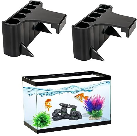 2 PCS Aquarium Plant Holder Top Hanging Fish Tank Plant Pot Aquarium Planter Cups for Water Feature Decoration