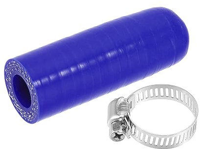 QUARKZMAN 1 Ensemble 12mm ID Silicone Liquide Refroidissements Bouchon w/Pince pour Liquide Refroidissements Chauffage Bleu