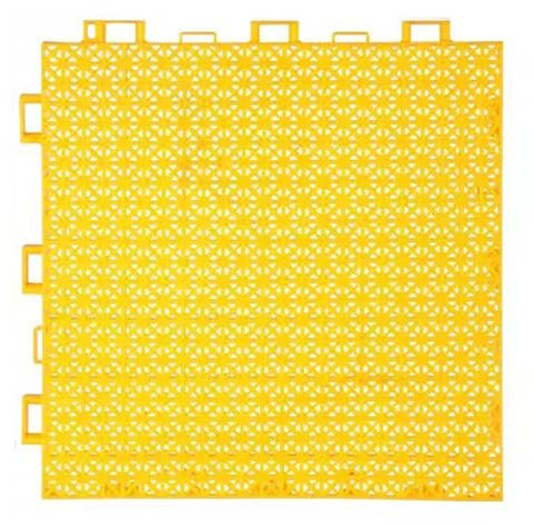 Interlocking Floor Tiles 4 12 16 18 20 50 100 Pack Modulare Ineinandergreifende Bodenmatten, Snap Zusammen Bodenbelag Drainage Fliesen Für Innen Außen Spielplatz Stadion Garage Kissen, Kellerböden ( C