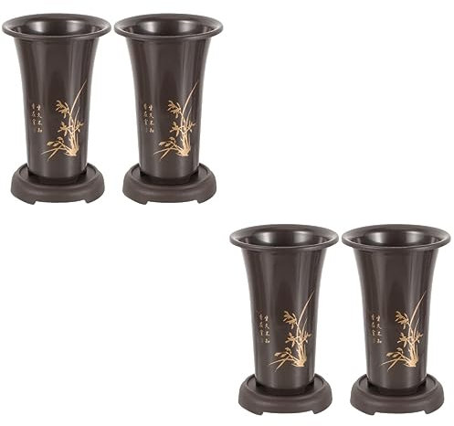 Mipcase 4 Set Vaso Di Orchidee Vaso Per Piante in Plastica Da Giardino Per Fioriere Da Vivaio Vasi Per Piante in Terracotta Domestico Orchidea Vasi Per e Asilo Cina a