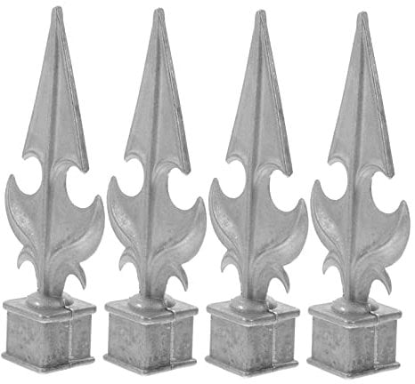 CIYODO Lot De 4 Embouts De Clôture Pour Clôture Embouts De Remplacement Pour Garde-corps De Maison Capuchons De Terrasse Décoratifs Couvertures De Poteaux De Clôture