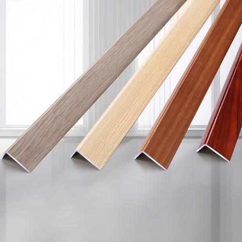 Raouoae Eckleiste Kantenschoner Lang 90CM*3 Stück Anfahrschutz Aus Metal Eckschutzschiene Kantenschutz Eckschutzleiste Für Holzwände/Fliesen(G,Breite:2 cm)