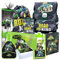Traktor Schulranzen Set 10 Teile Ranzen Tornister Tasche Federmappe Trecker mit Sticker-von-Kids4shop Schultüte 85 cm ma