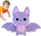 Peluche Chauve-Souris - Peluche d'halloween 18 cm - Jouet Animal en Peluche Doux | Chauve-Souris câline Mignonne, Jouet en Peluche, Cadeau d'halloween pour et Adultes, décoration