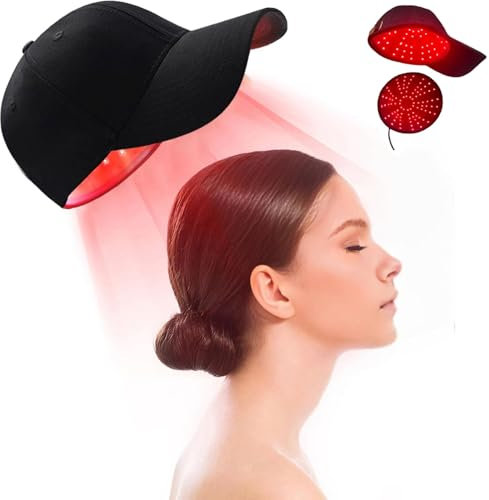 Rotlichttherapie-Hut Für Männer Und Frauen, 82 LEDs 660 Nm Und 850 Nm Haartherapie-Haarwuchskappe, Anti-Haarausfall-Relax-Kopfhautpflegehut, Haarausfallbehandlungen, Haarwuchsgerät