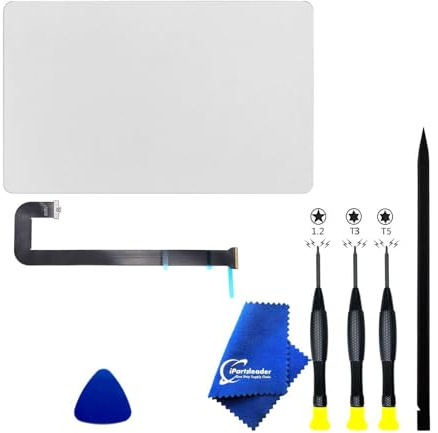 iPartsleader A2681 Ersatz-Trackpad für MacBook Air (Retina, 13 Zoll, M2, 2022) Force-Touch-Touchpad mit Kabel 661-26203 821-03871-A EMC 4074 (Silver)