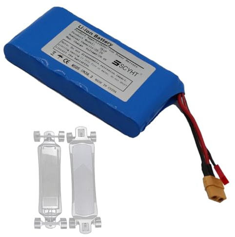SSCYHT Batterie au Lithium 25,2 V Batterie Rechargeable 4 Ah 6 Ah Batteries de Remplacement 7S1P Batteries Hoverboard pour Moteur 50 W - 105 W avec Ports XT60 et JST,25.2v4ah 1pack