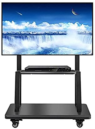 Le Support TV Portable Peut être ajusté en Hauteur pour Un écran Plat LCD LED de 55 à 90 Pouces, des salles de Classe, des salles de conférence, des hôtels en Plein air